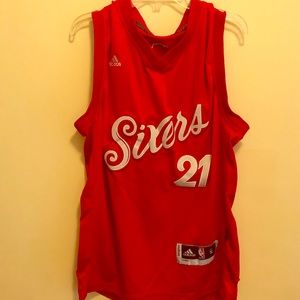 RARE Joel Embiid Christmas Day Jersey Men’s Small!